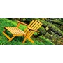 Florida armchair with dootstool