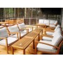 Milano armchair with right arm