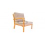 Milano armchair with left arm