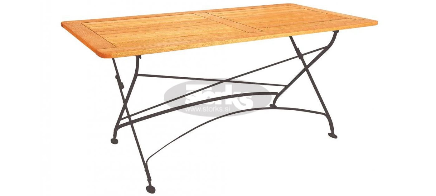 Maja sklopiv stol sa okvirom 120 x 80 x v78 cm