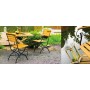 Maja folding table 80 x 80 x v78 cm