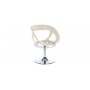 Cannes NAV armchair with round crome base