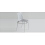 Toulouse TP armchair with 4 plastic legs