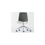 Toulouse 5R chair with cromed base with wheels