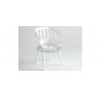 Cestino BP armchair with plastic legs