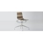 Cinquecolori L chair with crome base