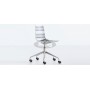 Cinquecolori 5R chair with cromed base with wheels