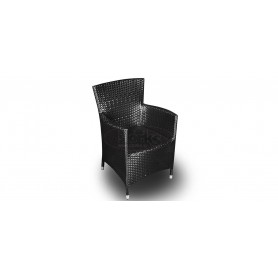 Cage Light stolica sa ručkama, boja: G crna