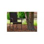 Simba Light armchair, color: G leather look brown
