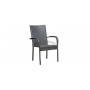 Simba Light armchair, color: G leather look brown