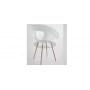 Cannes 75 BL armchair with wooden legs