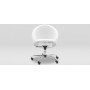 Cobo armchair with wheels