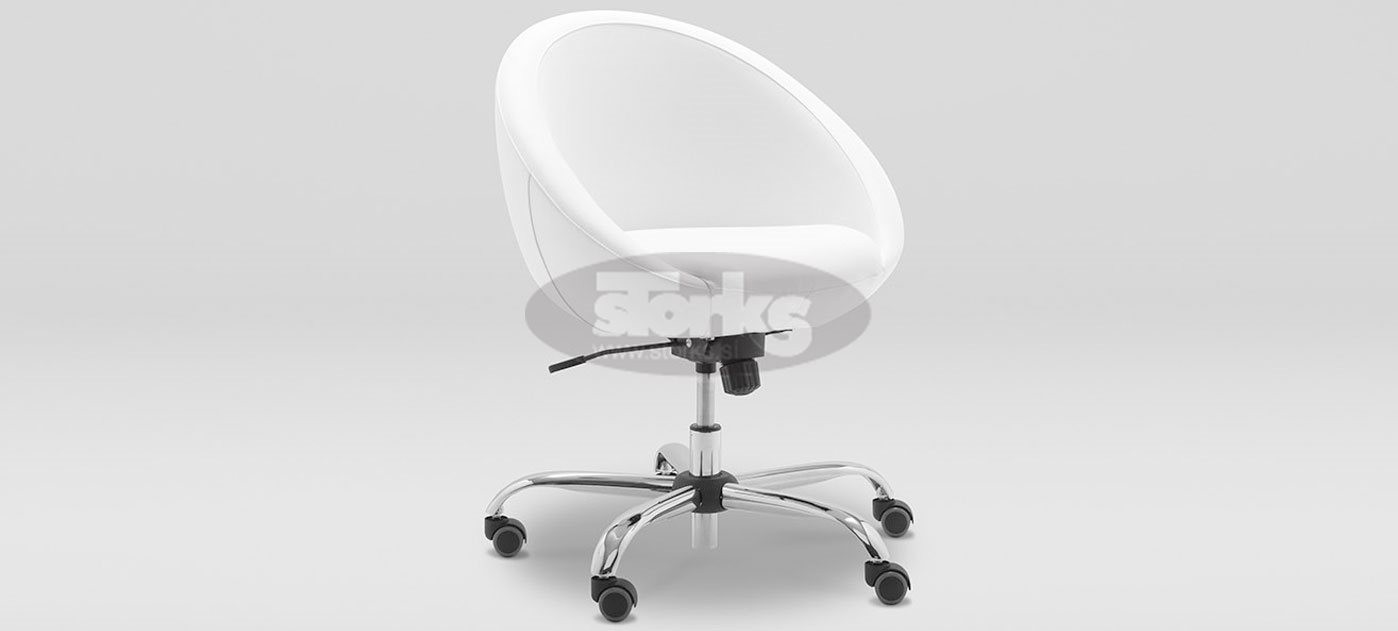 Cobo armchair with wheels