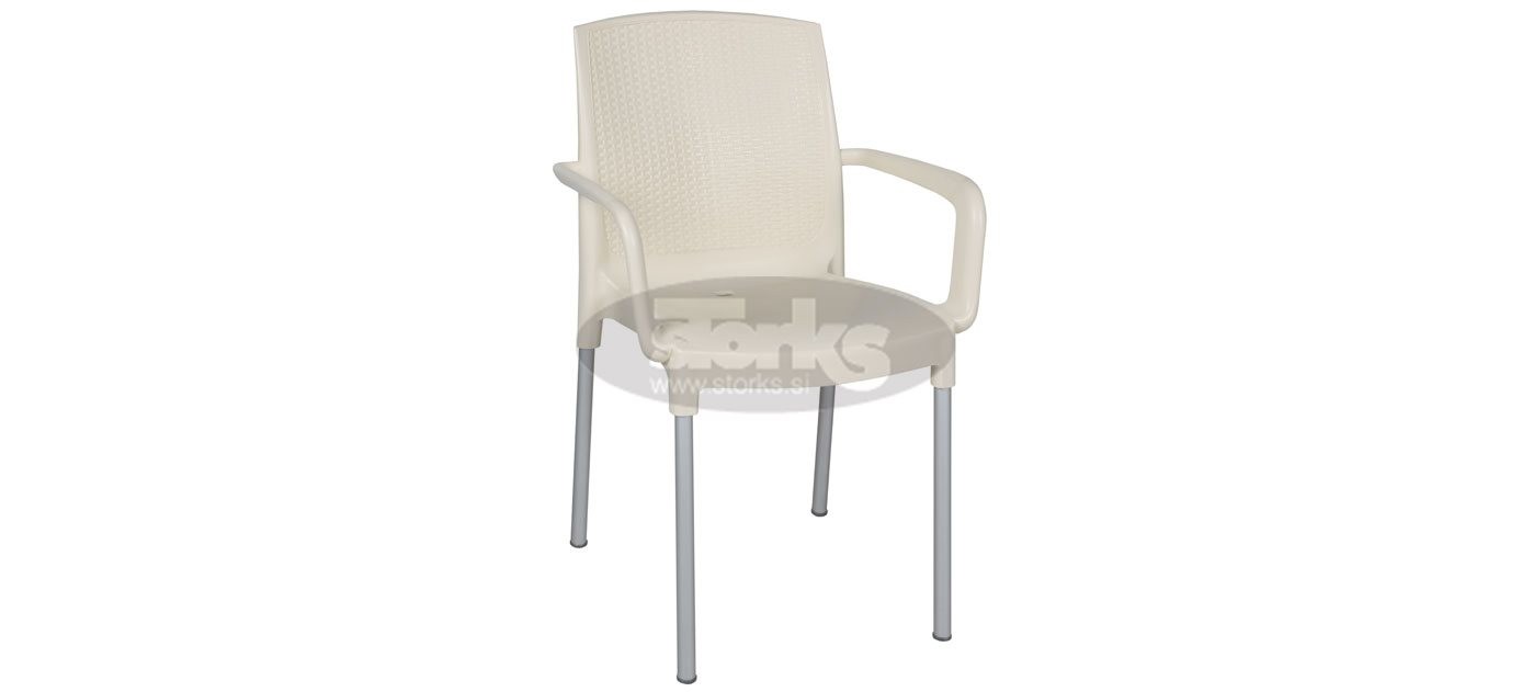 Wicker stol z rokonasloni