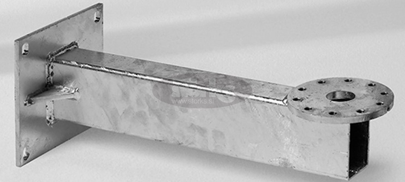 Stenska konzola M4, podaljšek 480 mm, pocinkano jeklo