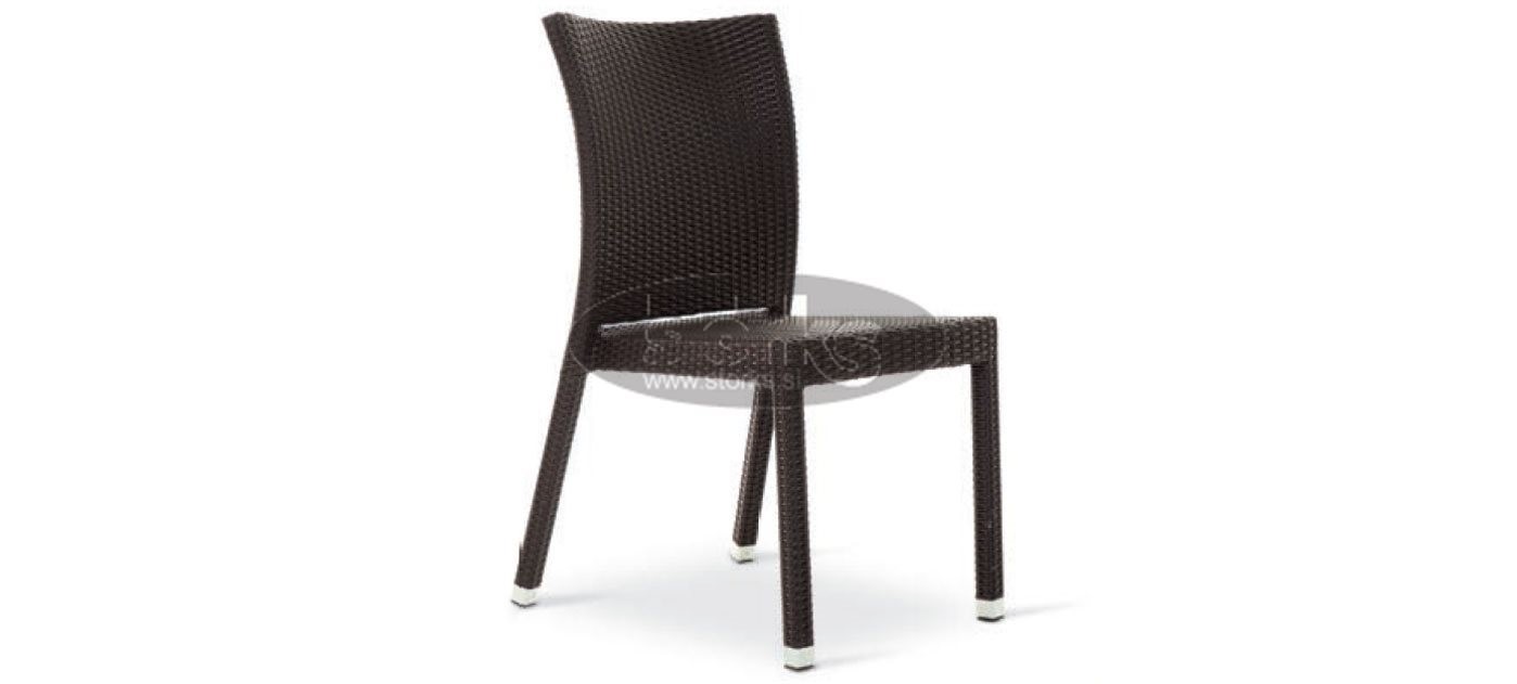 Style stol, barva: rjava