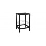 Casale barska miza 70 x 70 cm, barva: temno rjava