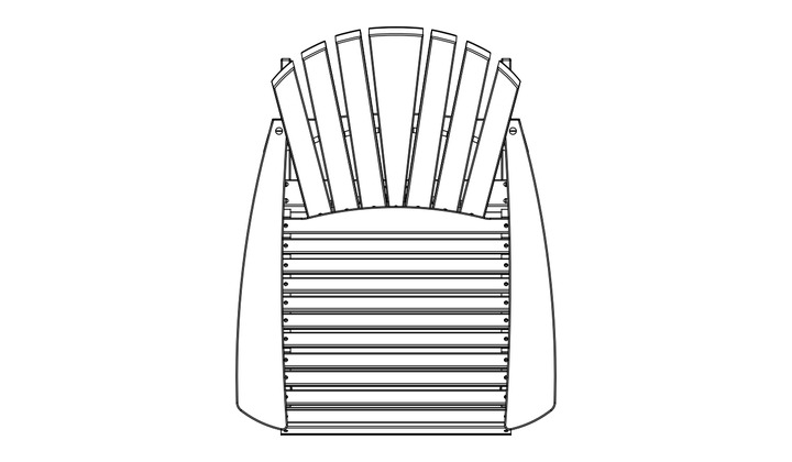 Barlow Tyrie Adirondack stolica s rukonaslonima