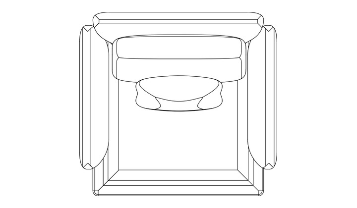 Barlow Tyrie Layout lounge jednosjed