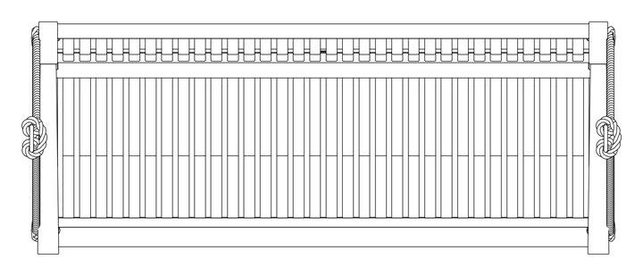 Barlow Tyrie Monaco ljuljačka 150 cm