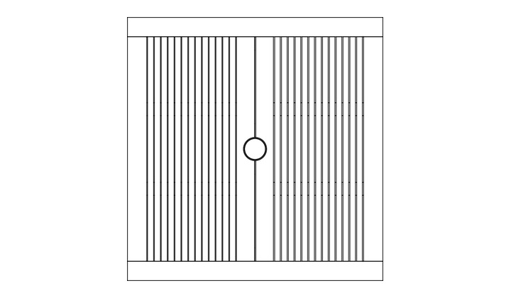 Barlow Tyrie Equinox miza 100 cm