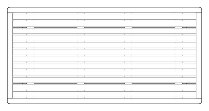 Barlow Tyrie Layout niski stolić 160 cm