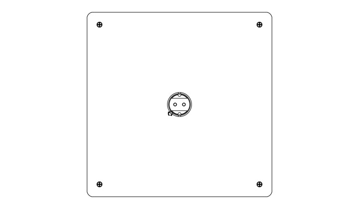 Barlow Tyrie base standard per ombrellone 61, grande