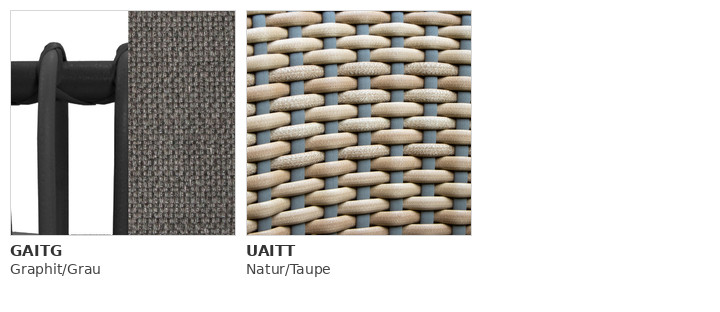 Cane-line Basket 2-Sitzer-Sofa, Gestellfarbe