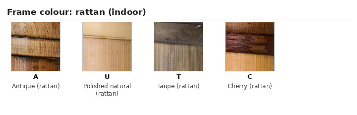 Sika-Design colori del telaio e dell'intreccio