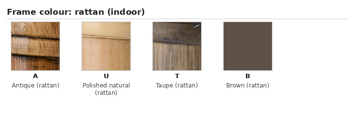 Sika-Design colori del telaio e dell'intreccio