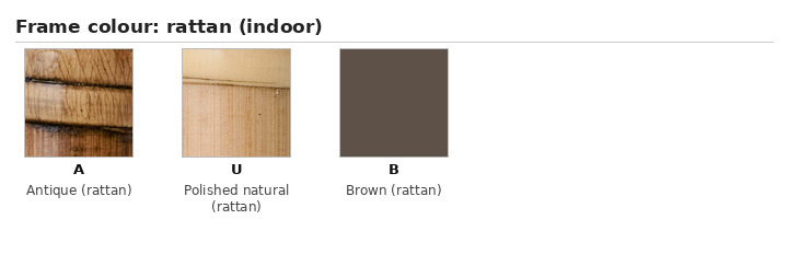 Sika-Design colori del telaio e dell'intreccio