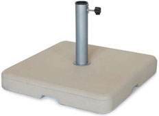 Quadratischer Betonsockel 60 kg