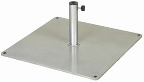 Stahlplattensockel 50 kg