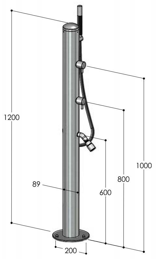 COL90.2, technische Zeichnung