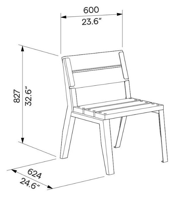 Egoe E klop 0,6 m, E1-101 – Načrt z merami